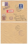 Heinrich von Stephan Michel 964 Mischfrankatur auf R-Brief o Dresden A1 17.9.1947 nach Neuss