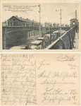 Herbesthal Brücke über die Bahnstrecke Cöln - Paris gebr. 11.2.1915Herbesthal bridge over the railway line Cologne - Paris gebr. 2/11/1915