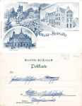 Herford Litho School Post Office * around 1900