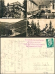 98701 Herschdorf (Kr Ilmenau) country postmark on postcard holiday home 