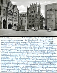 Hildesheim market place VW Beetle * 1955