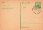 Hindenburg 5 Pfennig postal stationery P217 o Leipzig W7 1.2.1934