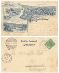 56203 Hoehr Grenzhausen Wine shop Josef Prein Bahnpost Zug 9 November 28, 1897