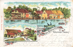 01477 Huettermuehle Radeberg Litho o 1900