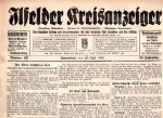 Ilfelder Kreisanzeiger Wochenzeitung 17. Juli 1935