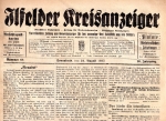 Ilfelder Kreisanzeiger weekly newspaper August 24, 1935