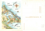 17406 Insel Usedom Landkarten AK sig Graichan * 1987