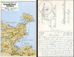 Fehmarn Island Landkarten_Ak Lübeck Bay Field Post 25288 o 4.10.39
