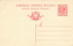 Italy Cartonlina Postale 10 Centesimi postal stationery around 1911 *
