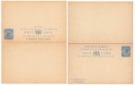 Jamaica Postage One Penny Answer postal stationery around 1900 *