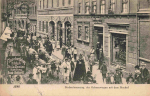 Jena Studentenumzug, der Ochsenwagen mit dem Bischof o 1912