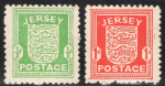 Jersey 1-2 * ungebraucht mit Falz britische Kanalinseln unter deutscher Besatzung