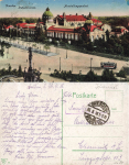 Johannstadt Dresden Exhibition Palace with Stuebelbrunnen Field Post 1918