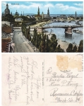 Johannstadt Dresden Terrassenufer Carola Bridge o ca. 1925