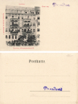Johannstadt Dresden Silbermannstrasse 22 Burenhaus * around 1900 inauguration