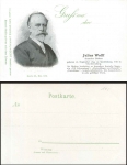 Julius Wolff poet Series D No. 126 *approx. 1900