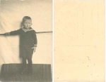 Boy in sailor suit real photo * ca. 1915