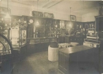 Jewelery shop interior, large photo 17.5 x 12 cm around 1920
