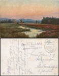 KB Reserve Foot Artillery Battalion 6 1st Battery field post number 338 WW I 28.7.1917