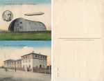 Kaditz Dresden Zeppelinhalle Luftschiff Baracke der Funker Compagnie um 1915
