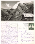 Kaseralm Tyrol railway postmark Oberstdort Immenstadt Zug 22 September 19, 1935