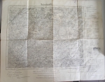 Kamenz and surrounding area Messtischblatt 393 (1cm map) 1932