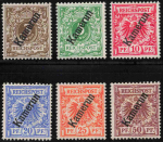 Kamerun Deutsche Post Michel 1-6 * ungebraucht Krone Adler 