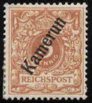Cameroon German Post Michel 1 b * unused Crown/Eagle