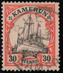 Cameroon German Post Michel No. 12, cancelled, Imperial Yacht issue,