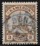 Kamerun Deutsche Post Michel 20 o gestempelt Kaiseryacht