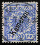 Cameroon German Post Michel 4 o (cancelled) Crown & Eagle