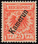 Kamerun Deutsche Post Michel 5 b * ungebraucht Krone Adler 
