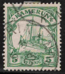Kamerun Deutsche Post Michel 8 o gestempelt Kaiseryacht 