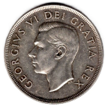 Kanada 1 Dollar 1949 George VI