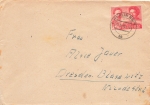 Karl Liebknecht Rosa Luxemburg Einzelfrankatur auf Brief o Berlin NW7 11.6.1949 nach Dresden