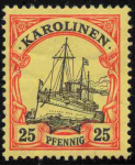 Karolinen Deutsche Post Michel 11 * ungebraucht Kaiseryacht