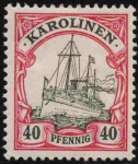 Karolinen Deutsche Post Michel 13 * ungebraucht Kaiseryacht