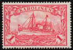 Karolinen Deutsche Post Michel 16 * ungebraucht Kaiseryacht