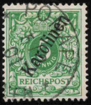 Karolinen Deutsche Post Michel 2 II o gestempelt Krone Adler  