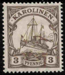 Karolinen Deutsche Post Michel 21 * ungebraucht Kaiseryacht 