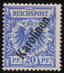 Karolinen Deutsche Post Michel 4 II * ungebraucht Krone Adler