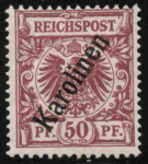 Karolinen Deutsche Post Michel 6 II * ungebraucht Krone Adler
