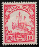 Karolinen Deutsche Post Michel 9 * ungebraucht Kaiseryacht