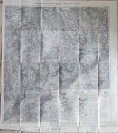Map of the valley of the upper Zschopau and Freiberger Mulde 1934