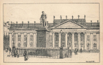 Kassel Friedrichsplatz artist's postcard Otto Ubbelohde Mandt-Verlag circa 1920