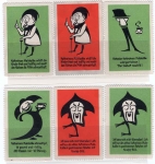 Kathreiners Malzkaffe 6 Werbe Vignetten um 1920