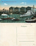 Kiel, shipbuilding yards of the Germanie shipyard, warships, * approx. 1920