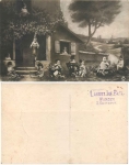 Kindergarten field post stamp Landsturm Inf. Batl. Wurzen 3rd company * around 1915