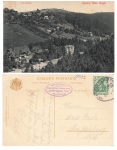 01773 Kipsdorf railway postmark Hainsberg Kipsorf train 1307 May 30, 1910