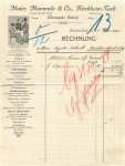 73230 Kirchheim-Teck Chemische Fabrik Maier, Mammele & Co. Briefkopf 1914
